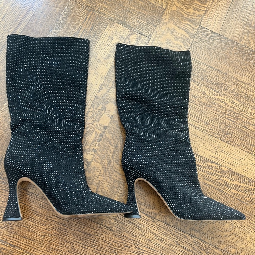 ALDO black tall boots, excellent condition
